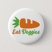 Eat Veggies Ronde Button 5,7 Cm (Voorkant)