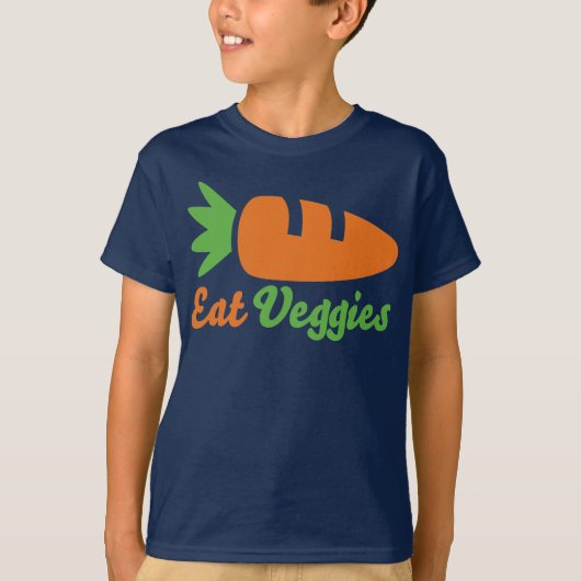 Eat Veggies T-shirt (Voorkant)