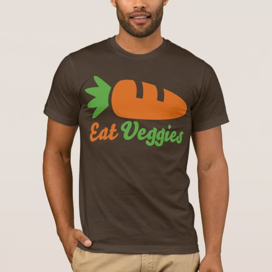 Eat Veggies T-shirt (Voorkant)