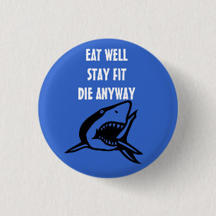 EAT WELL RONDE BUTTON 3,2 CM