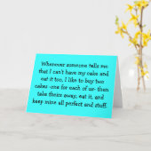 Eat your cake birthday card kaart (Gele Bloem)