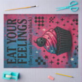 Eat Your Feelings – Alt Cupcake Decoupage - 1 Tissuepapier (Craft)