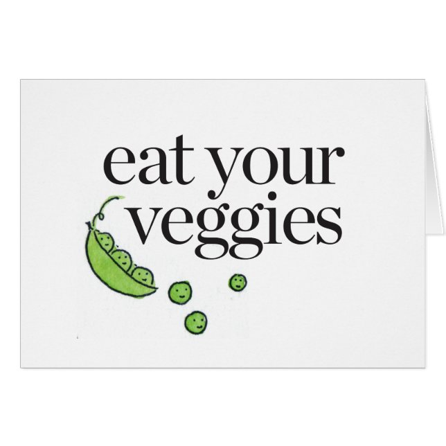 Eat Your Veggies (Voorkant Horizontaal)