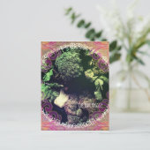 Eat Your Veggies Briefkaart (Staand voorkant)