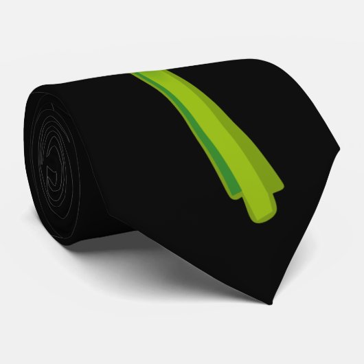 Eat Your Veggies Celery Stropdas (Opgerold)