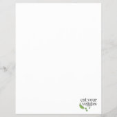 Eat Your Veggies Flyer (Voorkant)