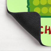 Eat Your Veggies geeft PEAS een CHANCE Mousepad Muismat (Hoek)