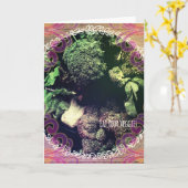 Eat Your Veggies Kaart (Gele Bloem)
