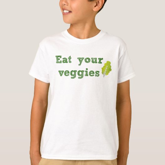 Eat Your Veggies Kind T-Shirt (Voorkant)