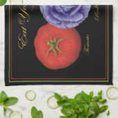 Eat Your Veggies Kitchen Towel Theedoek (Gevouwen)