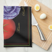 Eat Your Veggies Kitchen Towel Theedoek (Quarter Fold)