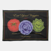 Eat Your Veggies Kitchen Towel Theedoek (Horizontaal)