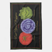 Eat Your Veggies Kitchen Towel Theedoek (Verticaal)