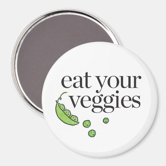 Eat Your Veggies Magneet (Voorkant / Achterkant)
