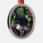 Eat Your Veggies Metalen Ornament (Rechts)