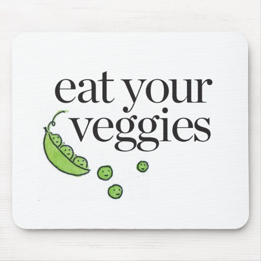 Eat Your Veggies Muismat (Voorkant)