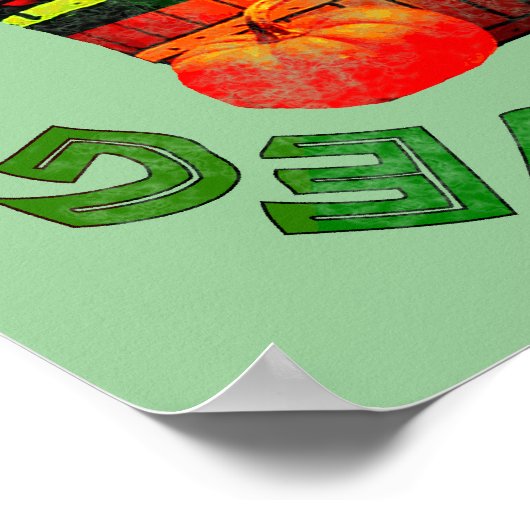 Eat Your Veggies Poster (Hoek)