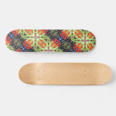 Eat Your Veggies Rainbow Colored Carrot Slices Persoonlijk Skateboard (Horizontaal)