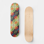 Eat Your Veggies Rainbow Colored Carrot Slices Persoonlijk Skateboard (Voorkant)
