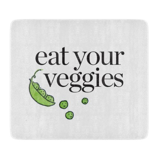 Eat Your Veggies Snijplank (Voorkant)