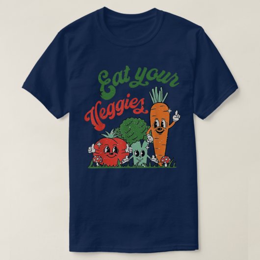 Eat Your Veggies T-shirt (Design voorkant)