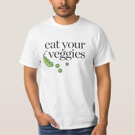Eat Your Veggies T-shirt (Voorkant)