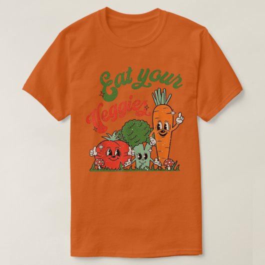 Eat Your Veggies T-shirt (Design voorkant)