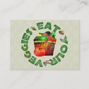Eat Your Veggies Visitekaartje
