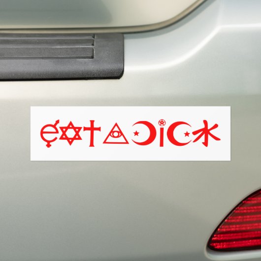 EatADick Bumpersticker (Op auto)