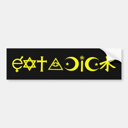 EatADick Bumpersticker (Voorkant)