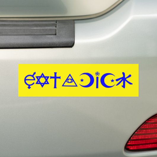 EatADick Bumpersticker (Op auto)