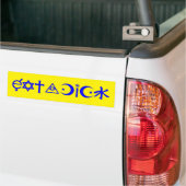 EatADick Bumpersticker (Op Truck)