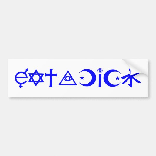 EatADick Bumpersticker (Voorkant)