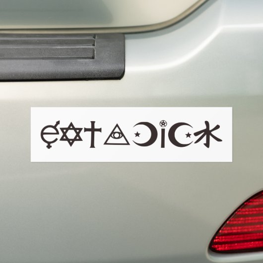 EatADick Bumpersticker (Op auto)