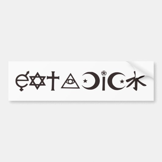 EatADick Bumpersticker (Voorkant)
