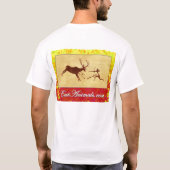 EatAnimals.com Autumn Logo Henley T-shirt (Achterkant)