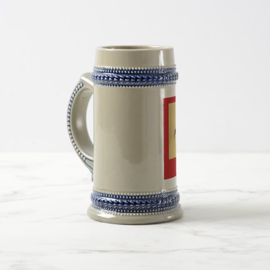 EatAnimals.com Classic Stein Bierpul (Voorkant links)