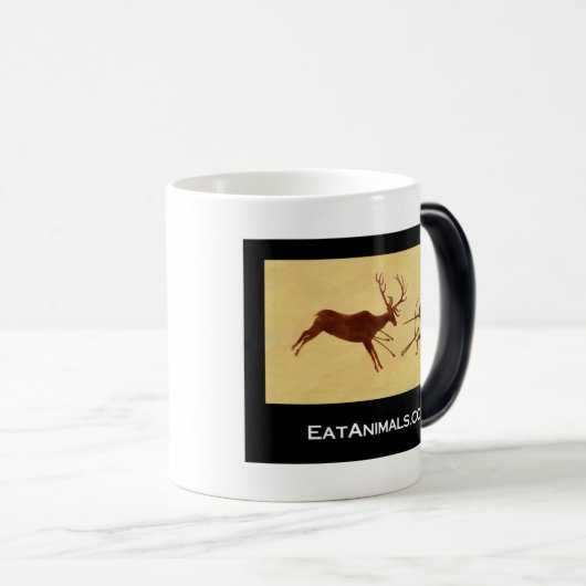 EatAnimals.com Morphing Mok (Voorkant rechts)