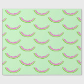 Eaten Watermeloen Rind Cadeaupapier (Vlak)