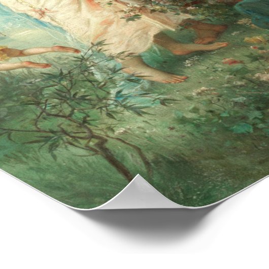 Eath of Love by Hans Zatzka - poster (Hoek)