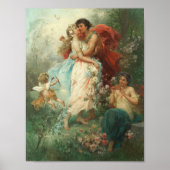 Eath of Love by Hans Zatzka - poster (Voorkant)