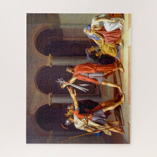 Eath of the Horatii │ Jacques-Louis David Legpuzzel (Verticaal)