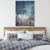 Eath of the King, the Queen Canvas Afdruk (Insitu (Slaapkamer))