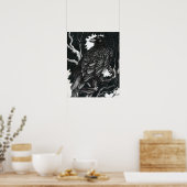 Eating Berries Poster (Keuken)