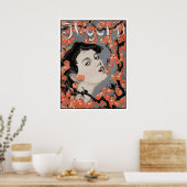 Eating Cherries - Art Nouveau - Jugend Magazine Poster (Keuken)