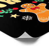 Eating Christmas Cookies For Two - Pregnancy Revea Poster (Hoek)