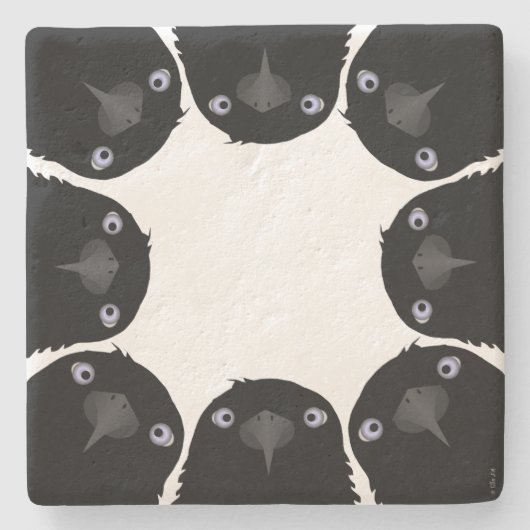 Eating Crow Stone Onderzetter (Voorkant)