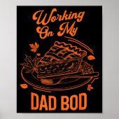 Eating For Two Thanksgiving Couples Pregnancy Anno Poster (Voorkant)