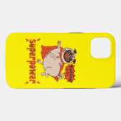 Eating is my superpower red cloak pug comic style Case-Mate iPhone case (Achterkant (horizontaal))