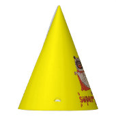 Eating is my superpower red cloak pug comic style feesthoedjes (Links)